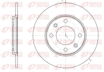 Тормозной диск REMSA 6714.00