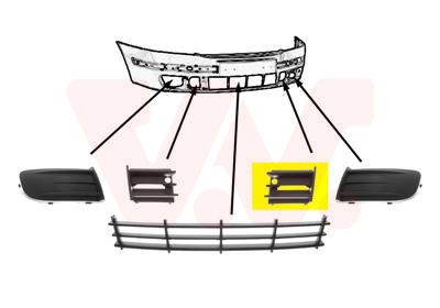 Ventilatora reste, Bampers VAN WEZEL 7622593