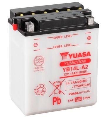 Startera akumulatoru baterija YUASA YB14L-A2