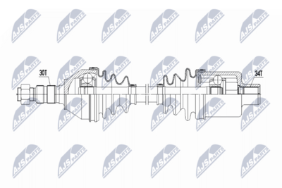 Приводной вал NTY NPW-PL-172