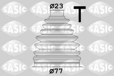 Комплект пыльника, приводной вал SASIC 1906110