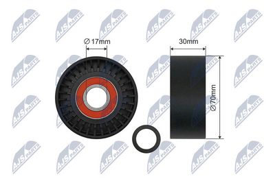 Spriegotājrullītis, Ķīļrievu siksna NTY RNK-PS-004