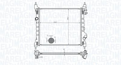 Radiators, Motora dzesēšanas sistēma MAGNETI MARELLI 350213178800