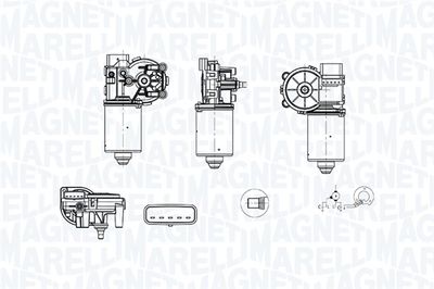 Двигатель стеклоочистителя MAGNETI MARELLI 064379100010