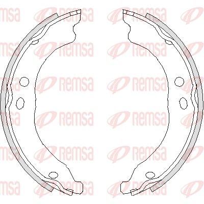 Bremžu loks, stāvbremze REMSA 4750.00