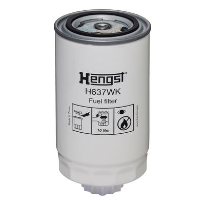 Degvielas filtrs HENGST FILTER H637WK