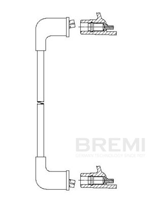 Augstsprieguma vads BREMI 797/43