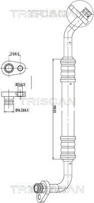 Augst-/Zemspiediena cauruļvads, Gaisa kond. sist. TRISCAN 9010 28002