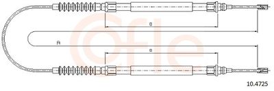 Тросик, cтояночный тормоз COFLE 10.4725