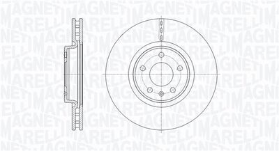 Тормозной диск MAGNETI MARELLI 361302040805