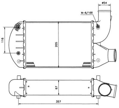 Интеркулер NRF 30134