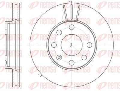 Тормозной диск REMSA 6061.10