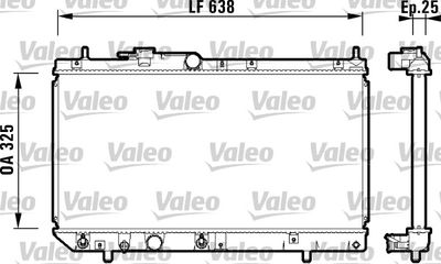 Radiators, Motora dzesēšanas sistēma VALEO 734103