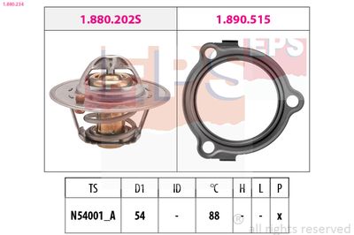 Termostats, Dzesēšanas šķidrums EPS 1.880.234