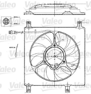 Ventilators, Motora dzesēšanas sistēma VALEO 698552
