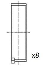 Klaņa gultnis FAI AutoParts BB2070-010
