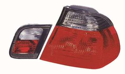 zestaw lamp tylnych BMW T/L+B/L.UNIT..ECE.SMOKE/RED  FIT FOR: BM.E46.4D.'98-'01. ABAKUS 444-1906F-UEVSR