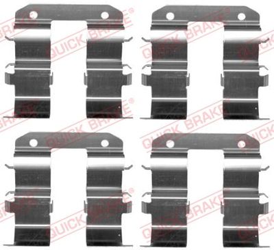 Комплектующие, колодки дискового тормоза QUICK BRAKE 109-1734