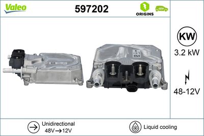 przetwornica prądu stałego DC-DC 500X TIPO COMPASS RENEGADE VALEO 597202