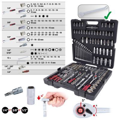 KS TOOLS 9180216 Muciņatslēgu komplekts