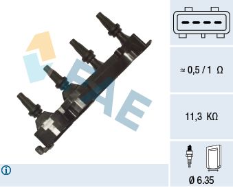 Катушка зажигания FAE 80418