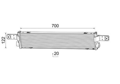 Eļļas radiators, Automātiskā pārnesumkārba MAHLE CLC 360 000P