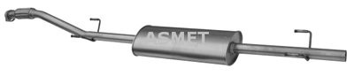 Средний глушитель выхлопных газов ASMET 02.049