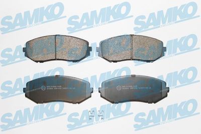 Комплект тормозных колодок, дисковый тормоз SAMKO 5SP1318
