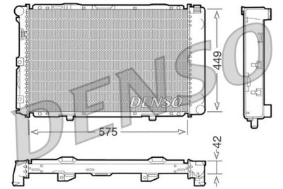 Radiators, Motora dzesēšanas sistēma DENSO DRM17065
