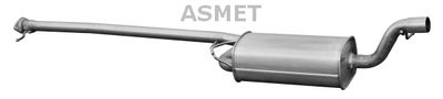 Средний глушитель выхлопных газов ASMET 07.154