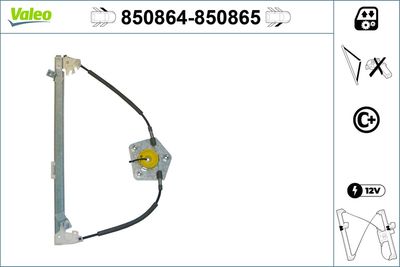 Стеклоподъемник VALEO 850864