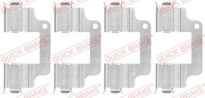 Комплектующие, колодки дискового тормоза QUICK BRAKE 109-1740