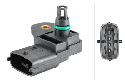 Датчик, давление наддува HELLA 6PP 358 152-331