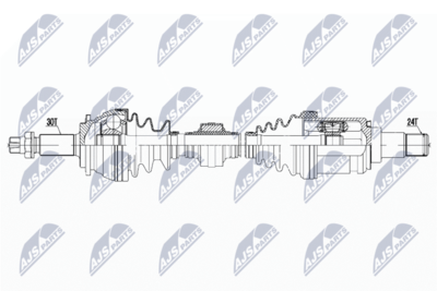 Piedziņas vārpsta NTY NPW-TY-184