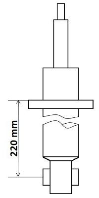 Амортизатор KYB 3418024