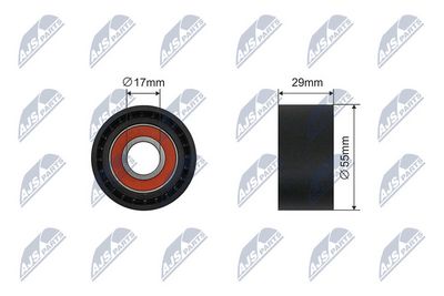 Spriegotājrullītis, Ķīļrievu siksna NTY RNK-BM-059