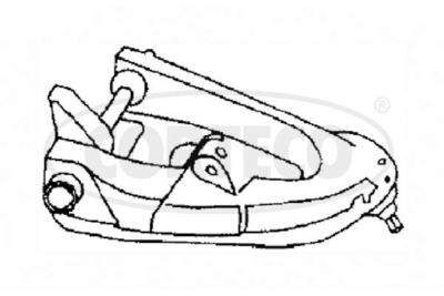Vikšro valdymo svirtis CORTECO 49397184