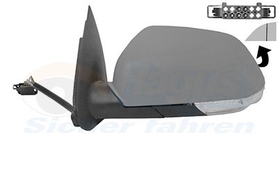 Ārējais atpakaļskata spogulis VAN WEZEL 7622817