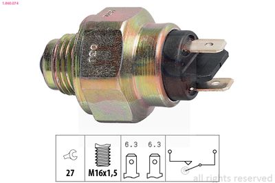 Slēdzis, Atpakaļgaitas signāla lukturis EPS 1.860.074