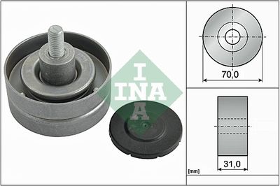 Parazīt-/Vadrullītis, Ķīļrievu siksna Schaeffler INA 532 0415 10