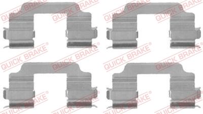 Комплектующие, колодки дискового тормоза QUICK BRAKE 109-1709