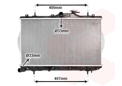 Radiators, Motora dzesēšanas sistēma VAN WEZEL 82002047
