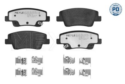 Bremžu uzliku kompl., Disku bremzes MEYLE 025 265 4316/PD
