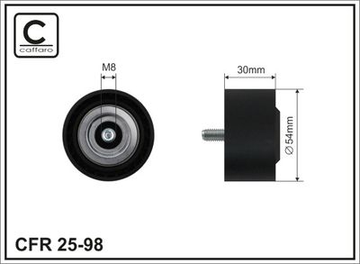 Parazīt-/Vadrullītis, Ķīļrievu siksna CAFFARO 25-98