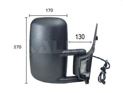 Ārējais atpakaļskata spogulis ALKAR 9226966