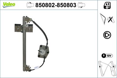 Стеклоподъемник VALEO 850802