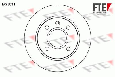 Тормозной диск FTE 9072175