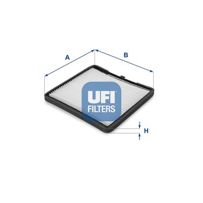 Фильтр, воздух во внутренном пространстве UFI 53.116.00