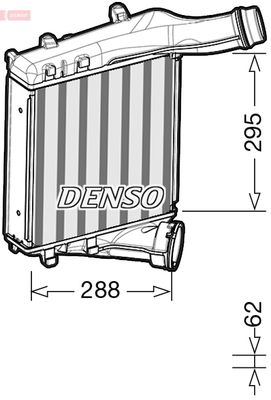 Интеркулер DENSO DIT28019