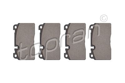 Bremžu uzliku kompl., Disku bremzes TOPRAN 115 179